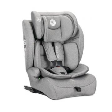 Scaun auto, Lorelli Rio, Isofix cu Top Tether, I-Size, 76-150 cm, Grey