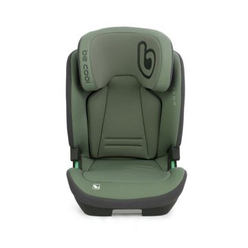 Scaun auto pentru copii Be Cool Bravo Be Grass I-Size, 100-150 cm, 4-12 ani, cu isofix, inclinare anatomica, conform cu standardul european de securitate ECE R129