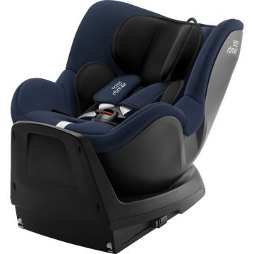 Scaun auto rotativ, 360º, Britax Römer, Cu baza inclusa, 0 luni - 4 ani, ISOFIX, DUALFIX PLUS, Night Blue