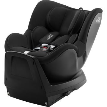 Scaun auto rotativ, 360º, Britax Römer, Cu baza inclusa, 0 luni - 4 ani, ISOFIX, DUALFIX PLUS, Space Black