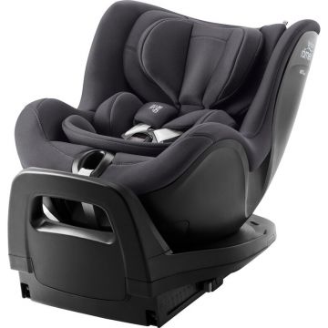 Scaun auto rotativ cu baza, Britax Römer, 0 luni - 4 ani, Isofix, DUALFIX PRO i-Size, Deep Grey
