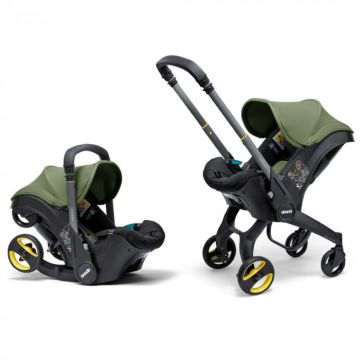 Scoica auto Doona i i-Size Desert Green 2 in 1 - Resigilata