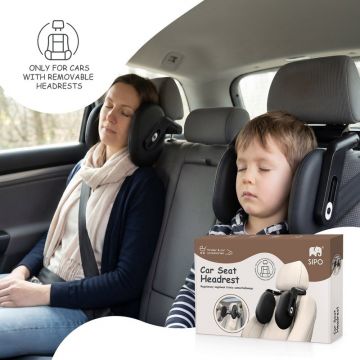 Tetiera auto reglabila pentru copii si adulti Sipo cu memory foam, suport pentru cap