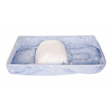 Husa protectie scoica auto cu reductor Blue Stars