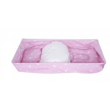 Husa protectie scoica auto cu reductor pink Stars