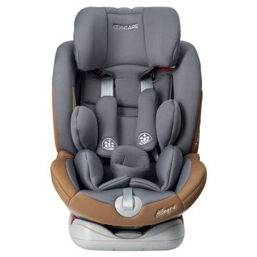Scaun auto Allegra rotativ cu isofix 0-36 kg gri KidsCare