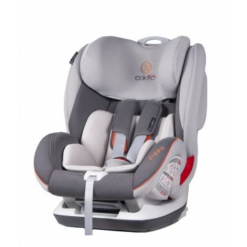 Scaun auto Fabio cu isofix gri Coletto
