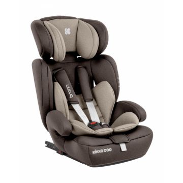 Scaun auto KikkaBoo 1-2-3 (9-36 kg) Bronn ISOFIX Beige