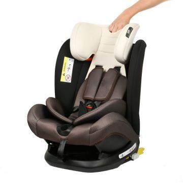 Scaun auto Mandara 0-36 kg cu Isofix Coffee