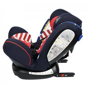 Scaun Auto Riola plus cu Isofix Buf Boof Captain America 0-36 kg Scaun Auto Riola plus cu Isofix Buf Boof Captain America 0-36 kg