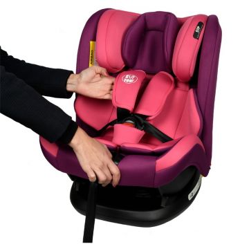 Scaun Auto Riola plus cu Isofix Pink 0-36 kg