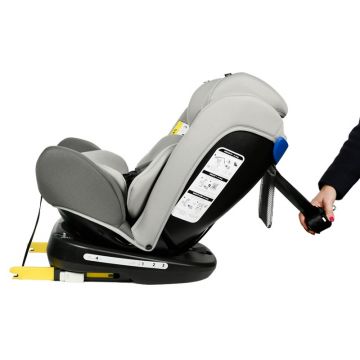 Scaun Auto Tweety DuoGrey cu Isofix rotativ 360 grade 0-36 kg baza neagra