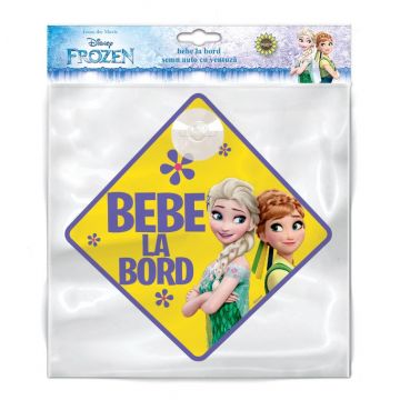 Semn auto Bebe la Bord Frozen SEV9622