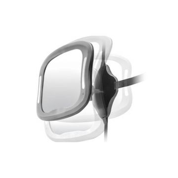 Oglinda de siguranta auto cu LED Reer BabyView pentru monitorizare bebelusi