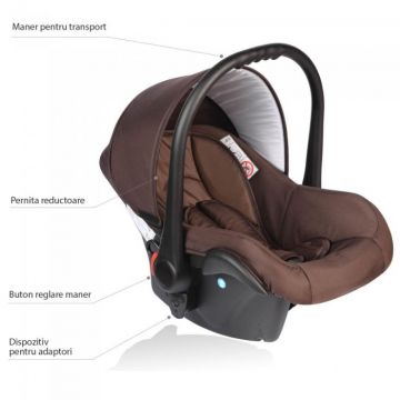 Scaun auto 0-10 kg Vessanti Crooner Brown Scaun auto 0-10 kg Vessanti Crooner Brown
