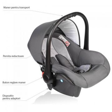 Scaun auto 0-10 kg Vessanti Crooner Gray Scaun auto 0-10 kg Vessanti Crooner Gray