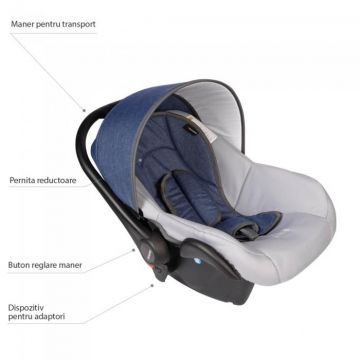 Scaun auto 0-10 kg Vessanti Crooner Prestige Blue Scaun auto 0-10 kg Vessanti Crooner Prestige Blue