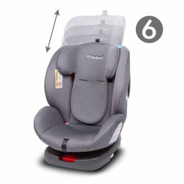Scaun auto Kidwell Ventura 0-36 Kg - Pink Gray