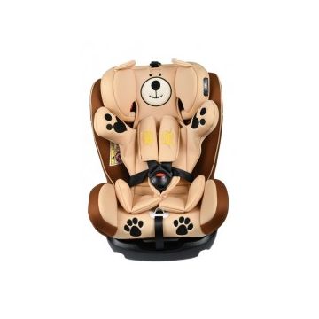 Scaun auto Mos Martin cu Isofix Coffee Crocodile