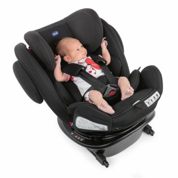 Scaun auto rotativ cu isofix Chicco Unico Plus 0+123 Black (Negru) 0luni+