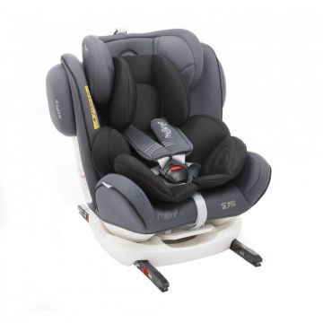 Babyauto - Scaun auto copii More Werdu Plus, cu sistem Dual Isofix, 0-36 kg, Gri/Negru