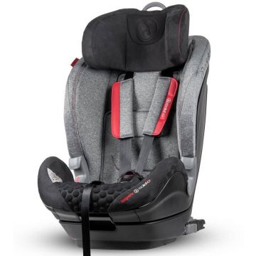 Coletto - Scaun auto Impero cu Isofix si Top Tether 9-36 Kg, Grey