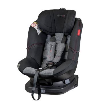 Coletto - Scaun auto Millo , rotativ 360 grade , cu Isofix , 0-18 kg , Negru