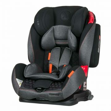 Coletto - Scaun auto Vivaro Spatar reglabil, Protectie laterala, 9-36 Kg, Negru