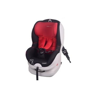 Coto Baby - Scaun auto Lunaro Spatar reglabil, Protectie laterala, 9-18 Kg, cu Isofix, Rosu