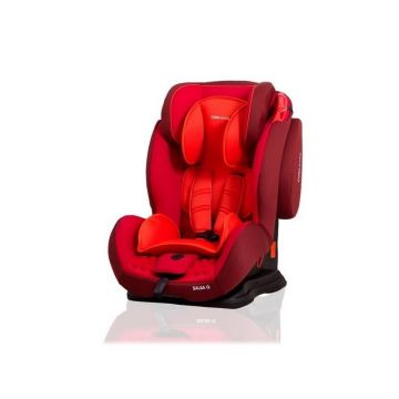 Coto Baby - Scaun auto Salsa Q Spatar reglabil, Protectie laterala, 9-36 Kg, Rosu