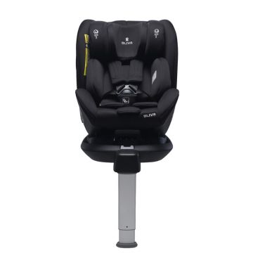 Daiichi - Scaun auto Bliva 360 ZeroSeven I-Size , Spatar reglabil, Protectie laterala, Rotire 360 grade, 0-25 Kg, cu Isofix, Negru