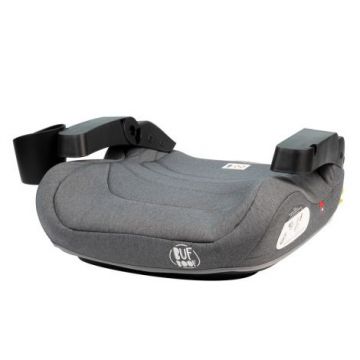 Inaltator auto ISOFIX Max Deluxe BUF BOOF DarkGrey Inaltator auto ISOFIX Max Deluxe BUF BOOF DarkGrey