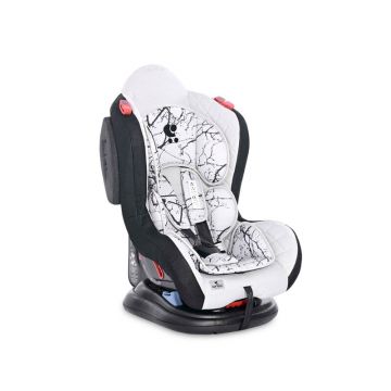 Lorelli - Scaun auto Jupiter Spatar reglabil, Protectie laterala Marble, 0-25 Kg, Gri