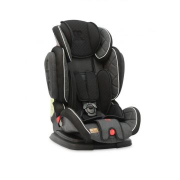 Lorelli - Scaun auto Magic Spatar reglabil, Pozitie de somn, Protectie laterala, 9-36 Kg, Negru