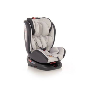 Lorelli - Scaun auto Nebula Spatar reglabil, Pozitie de somn, Rotire 360 grade, 0-36 Kg, cu Isofix, Bej