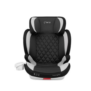 Momi - Scaun auto Quick Fix Dots Spatar detasabil, Protectie laterala, 15-36 Kg, cu Isofix
