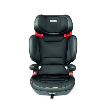 Peg Perego - Scaun auto Viaggio 2-3 Shuttle Plus Licorice,Viaggio 2-3 Shuttle Plus Licorice Spatar reglabil, Spatar detasabil, Protectie laterala, 15-36 Kg, cu Isofix, Negru