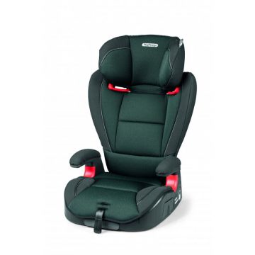 Peg Perego - Scaun auto Viaggio 2-3 Surefix Forest Spatar reglabil, Spatar detasabil, Protectie laterala, cu Isofix