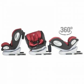 Scaun auto rotativ 0-36 Coccolle Lyra Dahlia Red