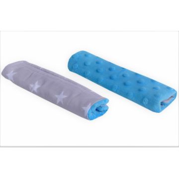 Set 2 protectii pentru centura de siguranta Minky Turquoise