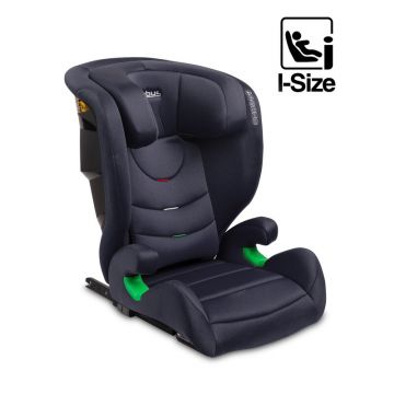 Scaun auto, Caretero, Nimbus, I-size, Cu sistem Isofix, Cu tetiera si spatar reglabile, 4-12 ani, 100-150 cm, Conform standardului european de securitate ECE R129, Albastru