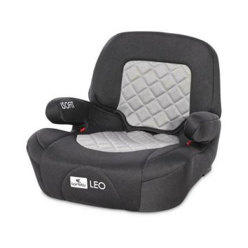 Inaltator auto, Lorelli, Leo, Isofix, 22-36 kg, spatar detasabil, Black