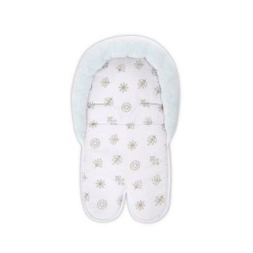 Lorelli - Saltea pentru scaun auto, White Abstract Leaves