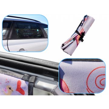 Parasolar auto cu prindere magnetica Deer
