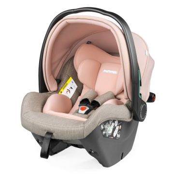Peg perego - Scaun Auto i-size Primoviaggio SLK, 40 - 87 cm, 0-13 kg, Mon Amour, Bej / Roz