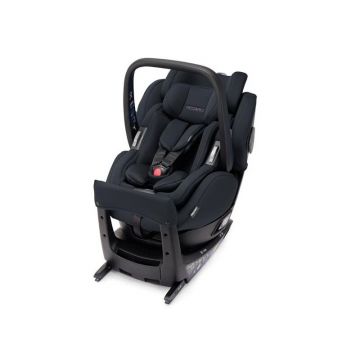 Recaro - Scaun auto Salia Elite Select Night Spatar reglabil, Protectie laterala, Rotire 360 grade, 0-18 Kg, Negru