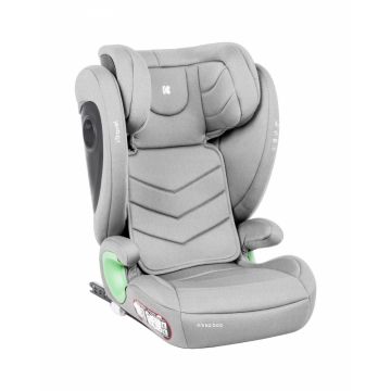 Scaun auto cu isofix KikkaBoo 100-150 cm i-Travel i-SIZE Light Grey