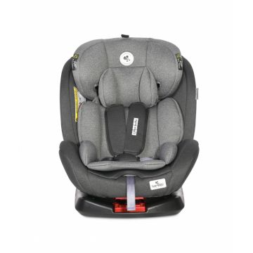 Scaun auto Lyra isofix 0-36 kg rotativ 360 grade black grey
