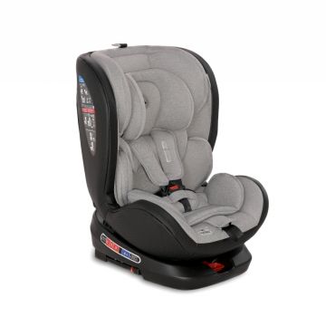 Scaun auto Nebula isofix 0-36 kg rotativ 360 grade grey leather