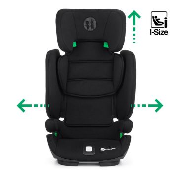 Scaun auto, Petite&Mars, Cu isofix, 15-36 kg, 4 Pozitii de reglare a spatarului, Elite I-size, Conform cu standardul european de securitate ECE R129 i-size, Lava Black